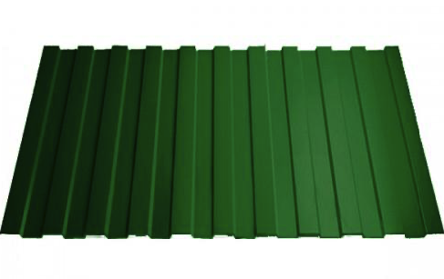 профнастил окрашенный зеленая листва с8 0.4х1150 мм