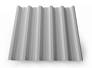 профнастил окрашенный светло-серый нс44 0.7x1000 мм ral 7035