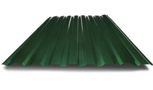 профнастил окрашенный зеленая листва с20 0.7х1100 мм ral 6002
